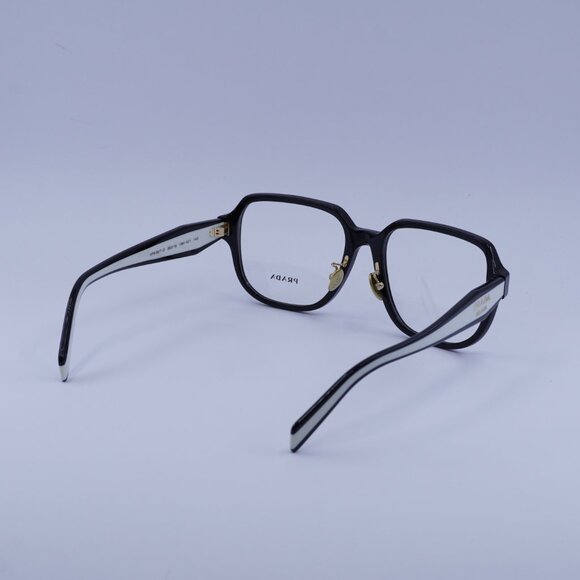 Prada PRB07VD 16K1O1 Eyeglasses Black 56mm Square Frame - Picture 3 of 11